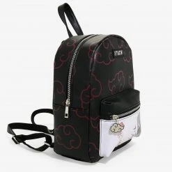Mily Naruto Akatsuki Print And Itachi Artwork Mini Backpack Accessories