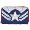 Loungefly Marvel Falcon Captain America Cosplay Ziparound Wallet