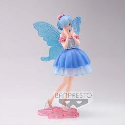 Little Buddy Re:Zero Starting Life In Another World Rem Fairy Elements Ver. Espresto Statue
