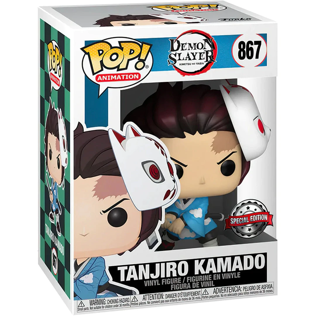 Monster Peeps Figures Funko Pop! #867 Demon Slayer Tanjiro W/ Mask - Special Edition 5 Monster Peeps Figures Funko Pop! #867 Demon Slayer Tanjiro W/ Mask - Special Edition