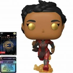 Entertainment Earth Funko Pop! #734 Eternals Makkari W/ Collectible Card - EE Exclusive Figures