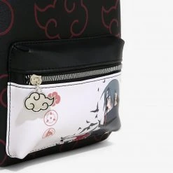 Mily Naruto Akatsuki Print And Itachi Artwork Mini Backpack Accessories 9 Mily Naruto Akatsuki Print And Itachi Artwork Mini Backpack Accessories