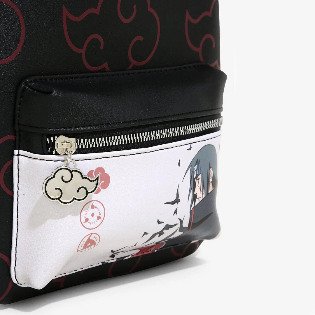 Mily Naruto Akatsuki Print And Itachi Artwork Mini Backpack Accessories 6 Mily Naruto Akatsuki Print And Itachi Artwork Mini Backpack Accessories