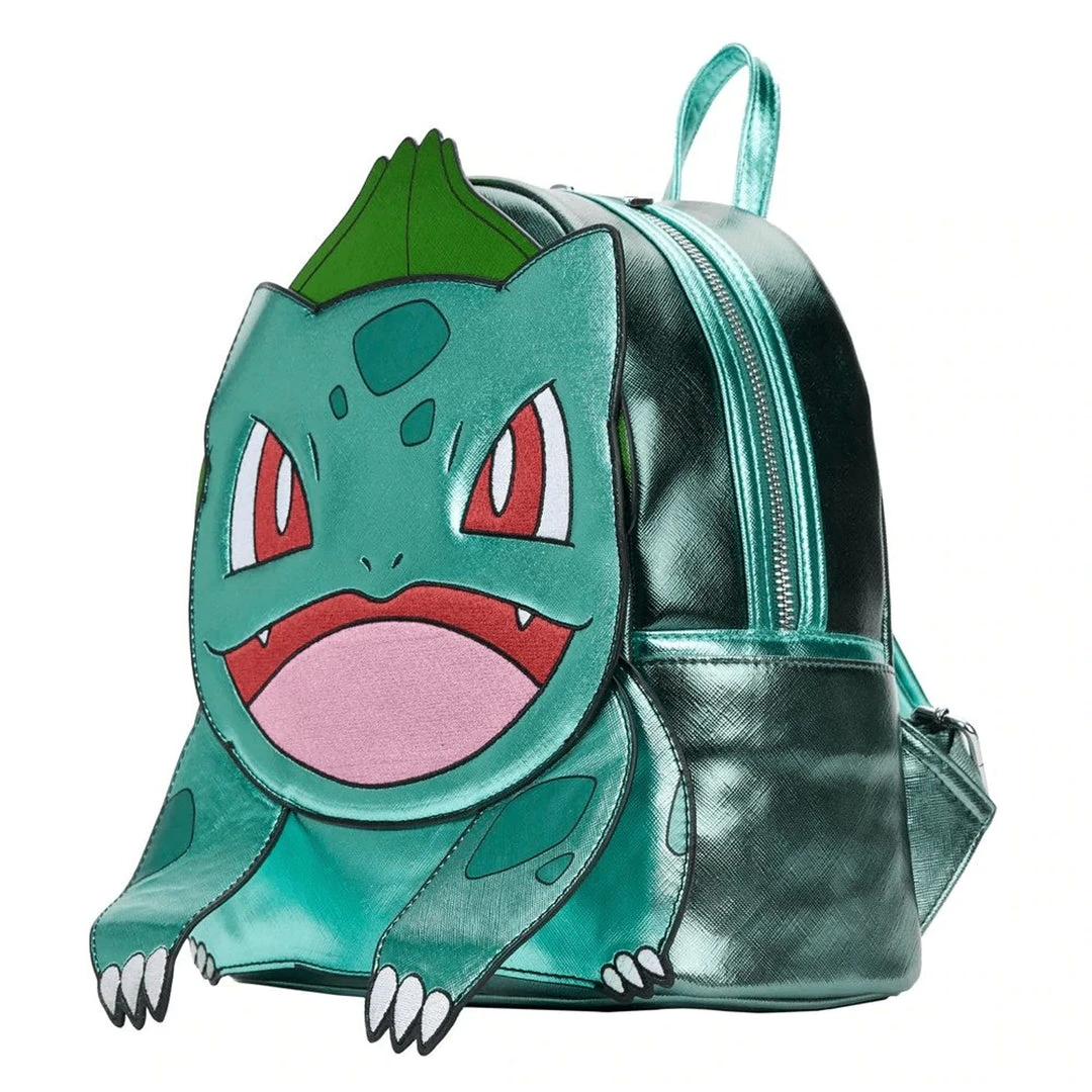 Accessories Pokemon Metallic Bulbasaur Loungefly Mini Backpack 5 Accessories Pokemon Metallic Bulbasaur Loungefly Mini Backpack