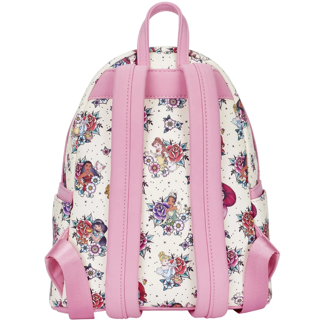Accessories Disney Princess Tattoo AOP Loungefly Mini Backpack 5 Accessories Disney Princess Tattoo AOP Loungefly Mini Backpack