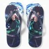 Mily Demon Slayer Tanjiro Kamado Flip Flops Apparel 1 Mily Demon Slayer Tanjiro Kamado Flip Flops Apparel