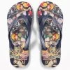 Mily Demon Slayer Character Collage Flip Flops
