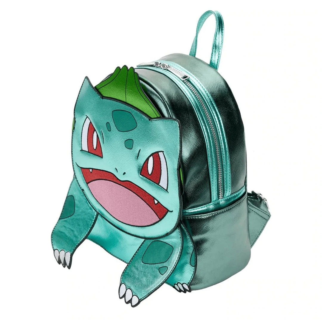 Accessories Pokemon Metallic Bulbasaur Loungefly Mini Backpack 6 Accessories Pokemon Metallic Bulbasaur Loungefly Mini Backpack