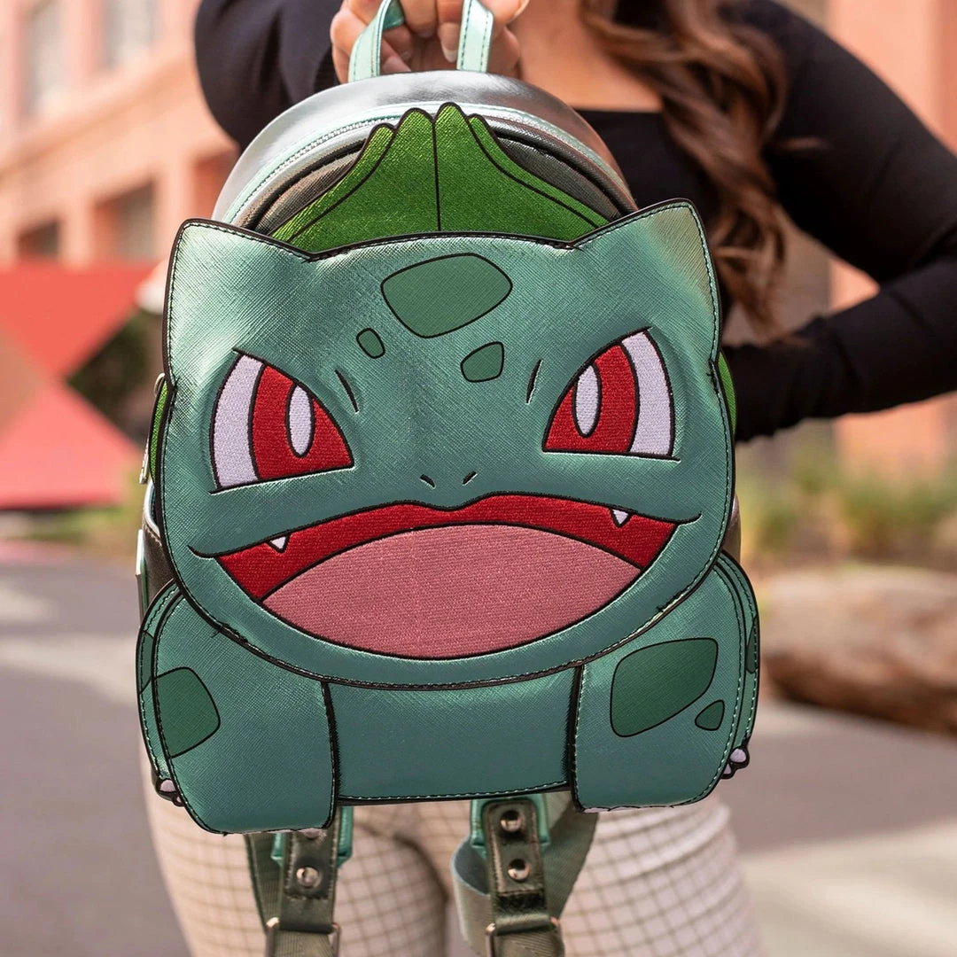 Accessories Pokemon Metallic Bulbasaur Loungefly Mini Backpack 8 Accessories Pokemon Metallic Bulbasaur Loungefly Mini Backpack