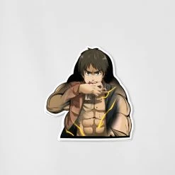 Mily Attack On Titan Eren Lenticular Sticker Home Décor