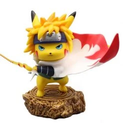 Mily Figures Pokémon X Naruto Pikachu 4th Hokage Figure