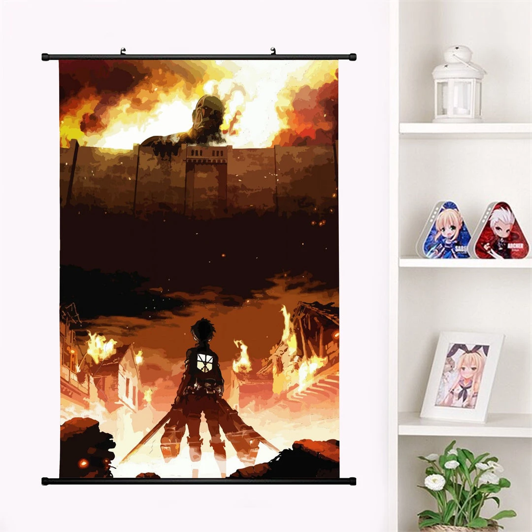 Mily Attack On Titan Season 23 X 36 Inch Wall Scroll Poster 5 Mily Attack On Titan Season 23 X 36 Inch Wall Scroll Poster