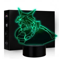 Mily Pokemon Rayquaza Acrylic LED Lamp Figures