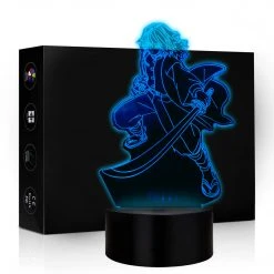 Mily Demon Slayer Giyu Battle Stance Acrylic LED Lamp
