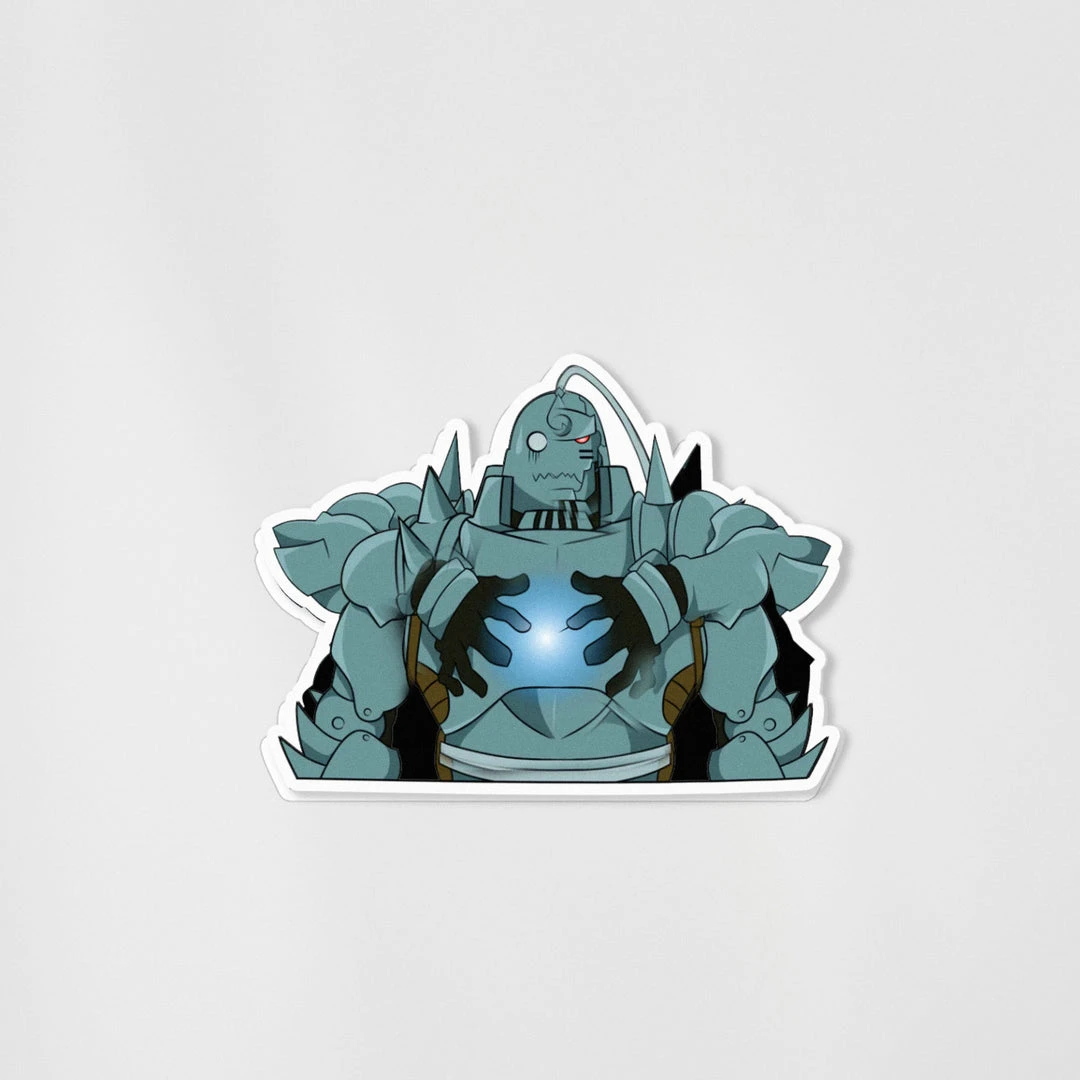 Mily Fullmetal Alchemist Alphonse Elric Lenticular Sticker Home Décor 3 Mily Fullmetal Alchemist Alphonse Elric Lenticular Sticker Home Décor