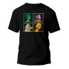 Ink Titan Demon Slayer Four Panel Anime Graphic T-Shirt