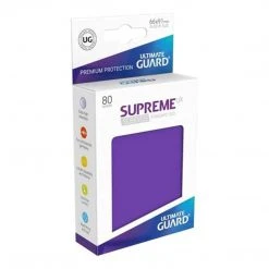 Southern Hobby Ultimate Guard Supreme UX Purple Standard Card Sleeves - 80ct TCG Supplies