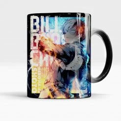 Mily Lifestyle My Hero Academia Bakugo Deku Todoroki Heat Reveal Magic Ceramic Mug