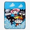 Hot Topic Naruto: Shippuden X Hello Kitty And Friends Cloud Throw Blanket