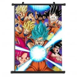 Mily Dragon Ball Gokus Kamehameha 23 X 36 Inch Wall Scroll Poster