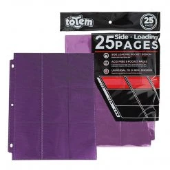 Mily TCG Supplies Totem World Side-Loading Pages - 25ct