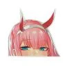 Mily Darling In The FranXX Zero Two Horns Peeker Sticker 1 Mily Darling In The FranXX Zero Two Horns Peeker Sticker