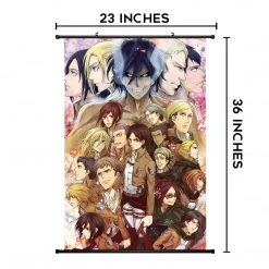 Mily Home Décor Attack On Titan Collage 23 X 36 Inch Wall Scroll Poster 6 Mily Home Décor Attack On Titan Collage 23 X 36 Inch Wall Scroll Poster