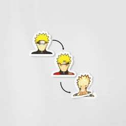 Mily Naruto: Shippuden Naruto Modes Lenticular Sticker Home Décor