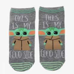 Hot Topic Star Wars The Mandalorian The Child Good Side No-Show Socks