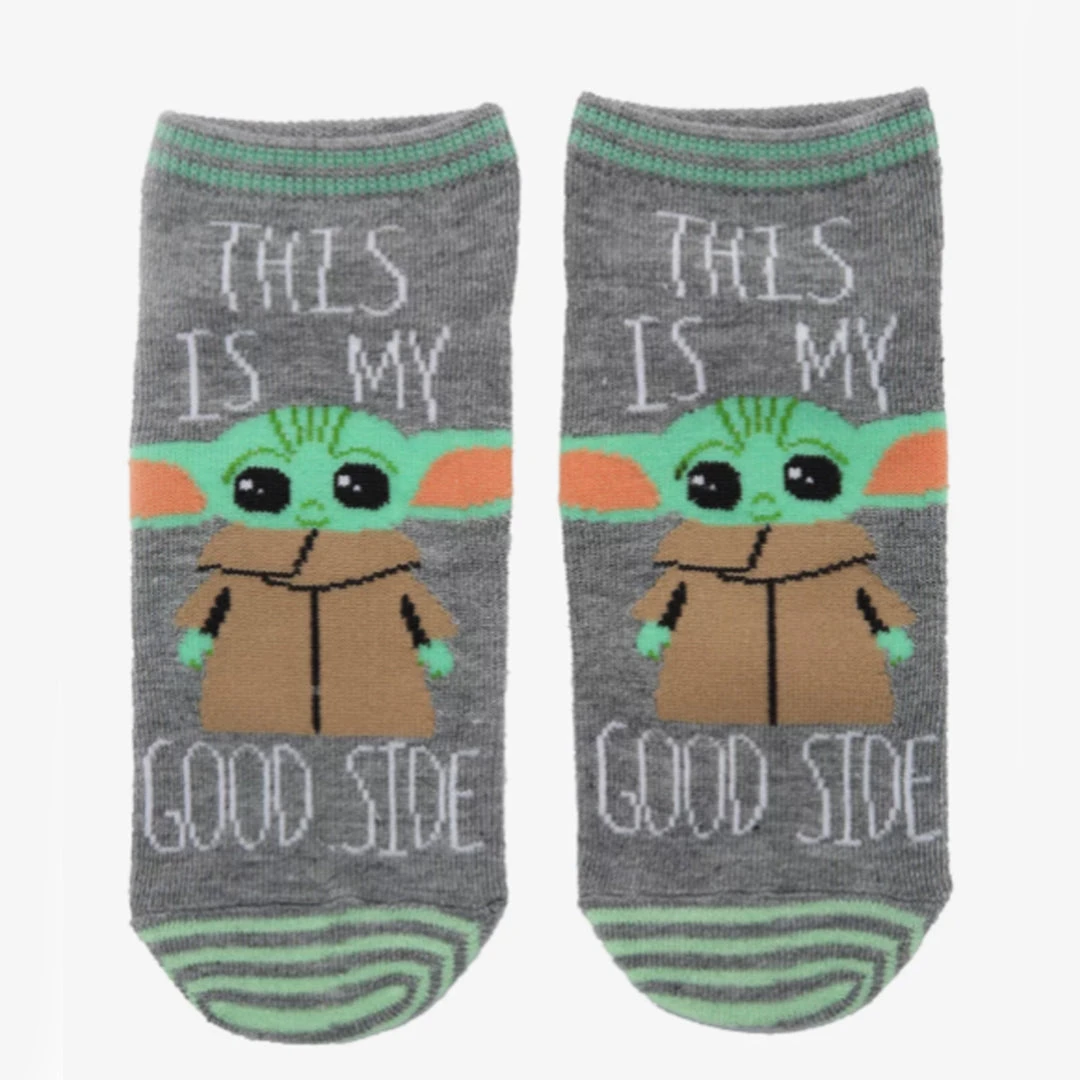 Hot Topic Star Wars The Mandalorian The Child Good Side No-Show Socks 3 Hot Topic Star Wars The Mandalorian The Child Good Side No-Show Socks