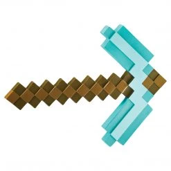 Mily Minecraft Diamond Pickaxe Cosplay Prop Accessories