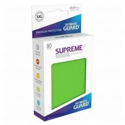 Southern Hobby TCG Supplies Ultimate Guard Supreme UX Light Green Standard Card Sleeves - 80ct