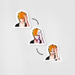 Mily Bleach Ichigo Hollow Lenticular Sticker Home Décor