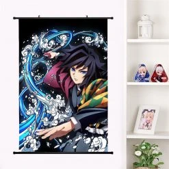 Mily Demon Slayer Giyu Water Breathing 23 X 36 Inch Wall Scroll Poster 7 Mily Demon Slayer Giyu Water Breathing 23 X 36 Inch Wall Scroll Poster