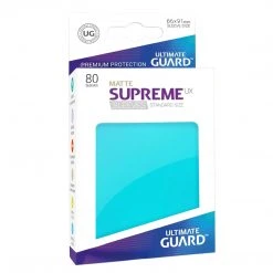 GTS Ultimate Guard Supreme Aquamarine Card Sleeves - 80ct TCG Supplies