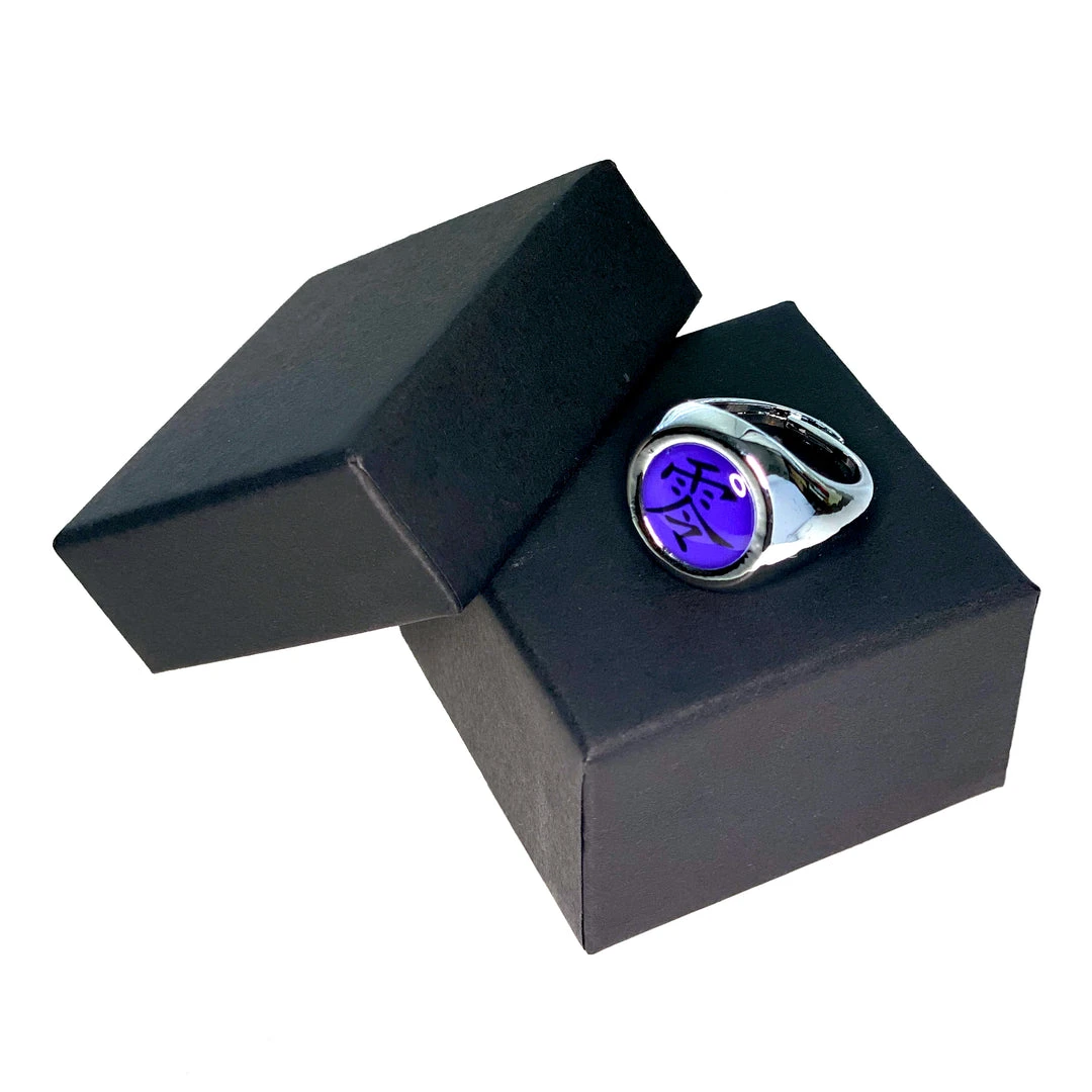 Mily Naruto Akatsuki Ring: Pain/Nagato Purple Grey 3 Mily Naruto Akatsuki Ring: Pain/Nagato Purple Grey