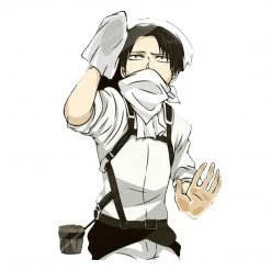Mily Attack On Titan Levi Cleaning Sticker