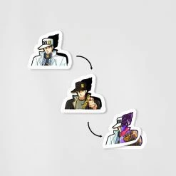 Mily JoJo's Bizarre Adventure Jotaro Kujo Lenticular Sticker Home Décor 6 Mily JoJo's Bizarre Adventure Jotaro Kujo Lenticular Sticker Home Décor