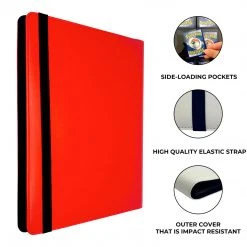 Mily TCG Supplies Totem World Red Stitched 9-Pocket Binder 8 Mily TCG Supplies Totem World Red Stitched 9-Pocket Binder