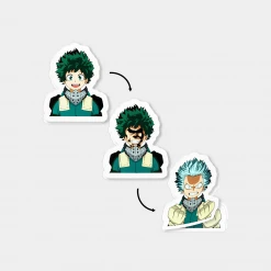 Mily My Hero Academia Deku Lenticular Sticker
