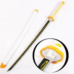 Mily Demon Slayer Zenitsu Nichirin Sword 40-in Weapon Prop Accessories