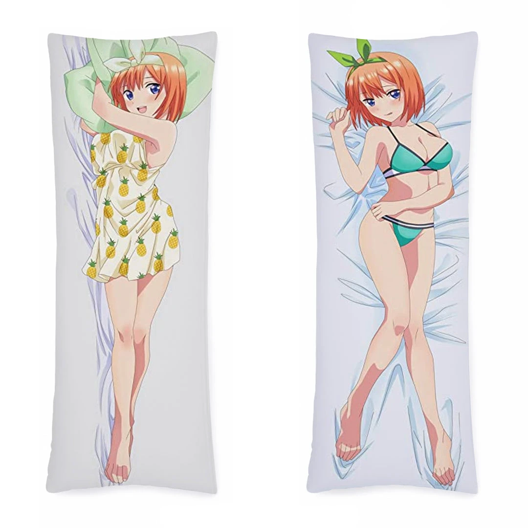 Mily The Quintessential Quintuplets Yotsuba Nakano Bikini Body Pillow Cover 3 Mily The Quintessential Quintuplets Yotsuba Nakano Bikini Body Pillow Cover