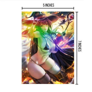 Mily Lifestyle KonoSuba Megumin "5 X 7" Metallic Glossy Art Print 4 Mily Lifestyle KonoSuba Megumin "5 X 7" Metallic Glossy Art Print