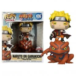 Monster Peeps Funko Pop! #106 Naruto Shippuden Naruto On Gamakichi Jumbo - Special Edition Figures