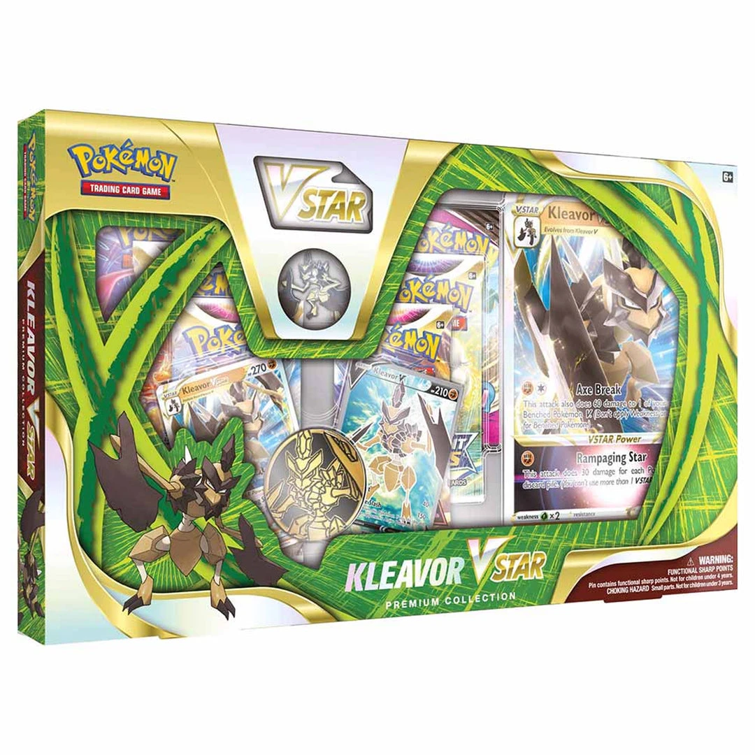 GTS Pokemon VSTAR Premium Collection Kleavor TCG 3 GTS Pokemon VSTAR Premium Collection Kleavor TCG