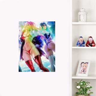 Mily Darling In The FranXX × Evangelion Zero Two & Ichigo "5 X 7" Metallic Glossy Art Print Ver. 2 Lifestyle 5 Mily Darling In The FranXX × Evangelion Zero Two & Ichigo "5 X 7" Metallic Glossy Art Print Ver. 2 Lifestyle