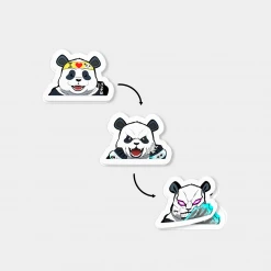 Mily Jujutsu Kaisen Panda Lenticular Sticker Home Décor