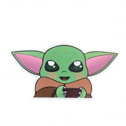 Mily Home Décor Star Wars Baby Grogu Sticker