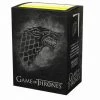 GTS DRAGON SHIELD SLEEVES: BRUSHED ART: GOT HOUSE STARK 1 GTS DRAGON SHIELD SLEEVES: BRUSHED ART: GOT HOUSE STARK