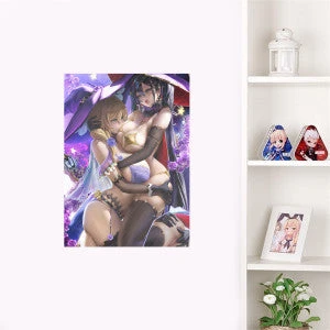 Mily Genshin Impact Mona & Lisa Pin Up "11 X 17" Aluminum Art Print Lifestyle 6 Mily Genshin Impact Mona & Lisa Pin Up "11 X 17" Aluminum Art Print Lifestyle